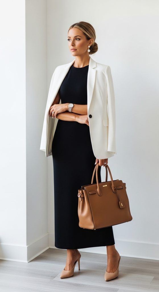 black maxi dress outfit