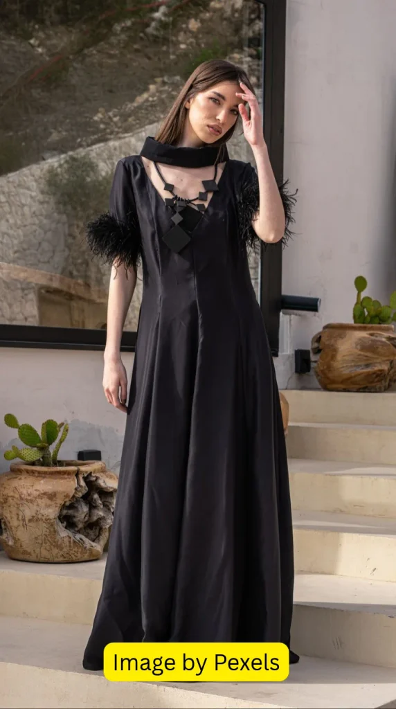 Black Wedding Maxi Dress