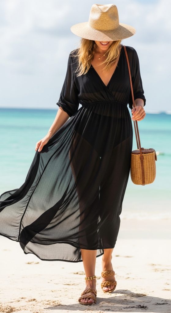 black maxi dress summer