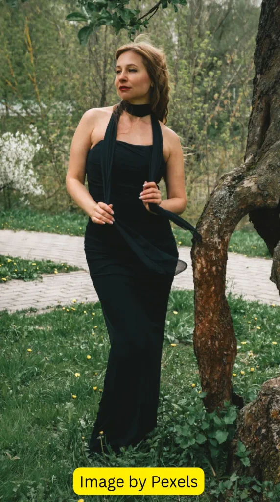 Plus Size Black Maxi Dress