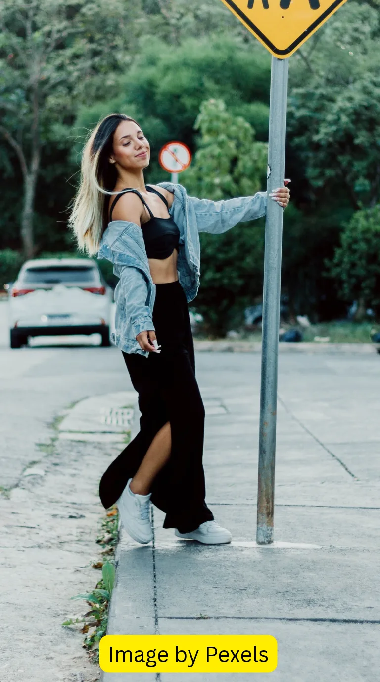 black maxi dress with sneakers