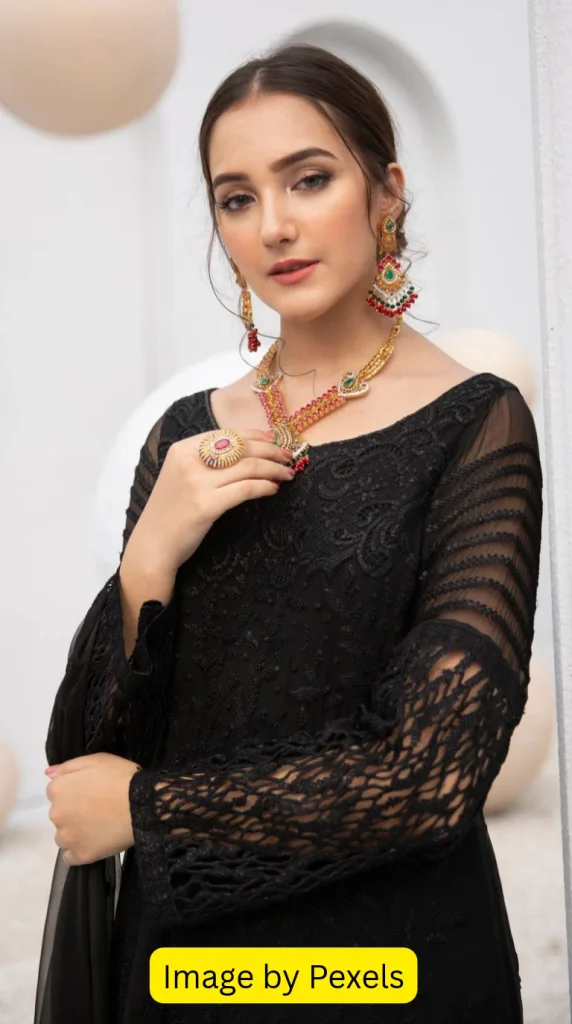 Dark Feminine Black Maxi Dress