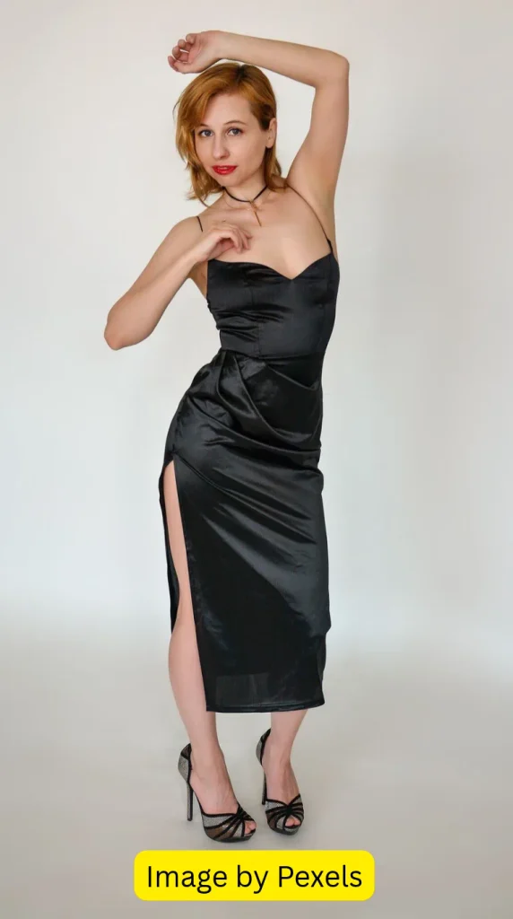 Dark Feminine Black Maxi Dress