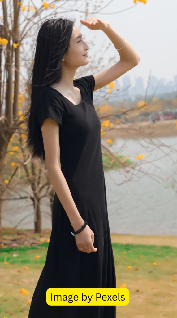 beach black maxi dress