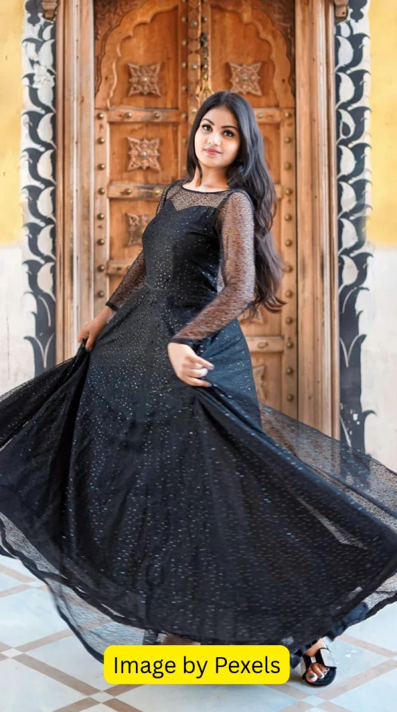 formal black maxi dress outfits