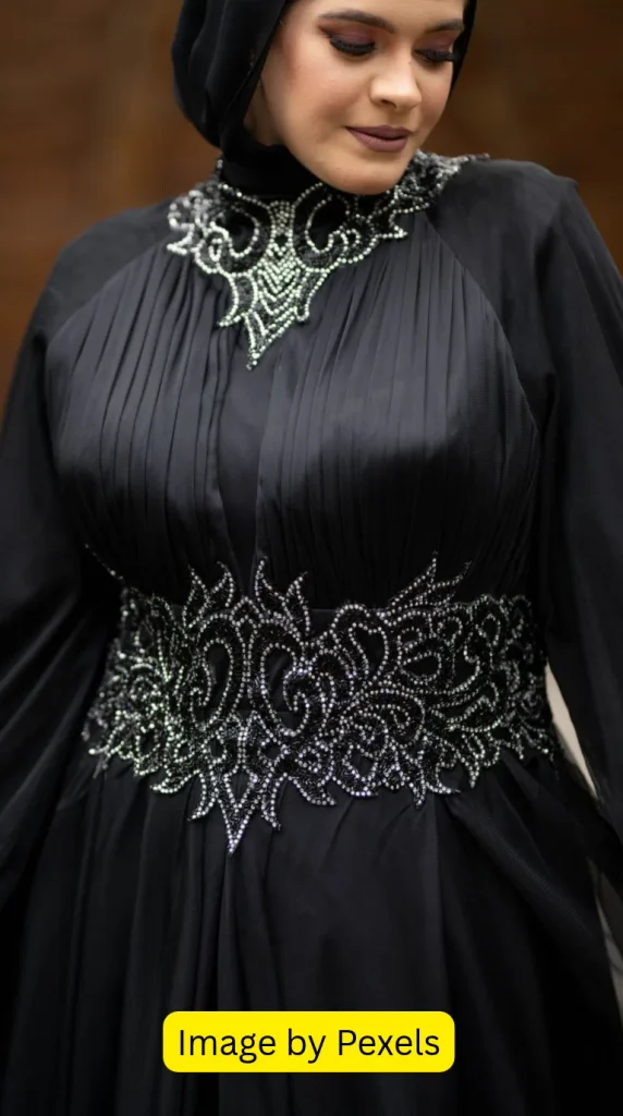 modest black wedding guest looks