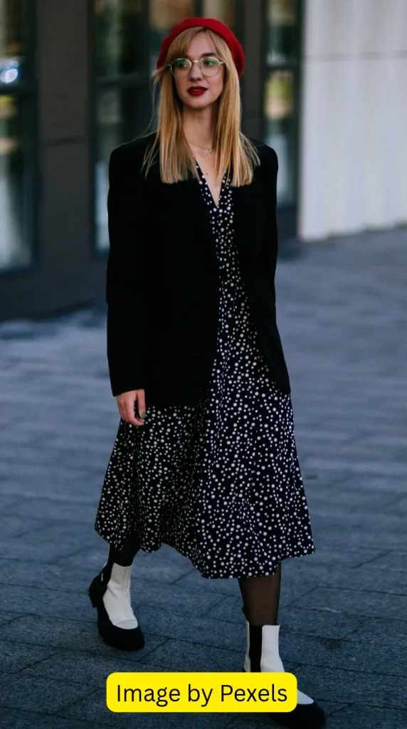 How to style a black maxi dress