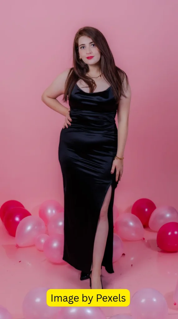 black maxi wedding guest dress