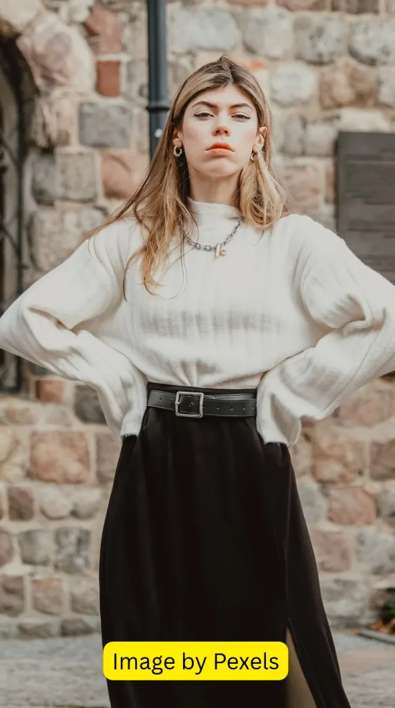 fall maxi skirt outfits