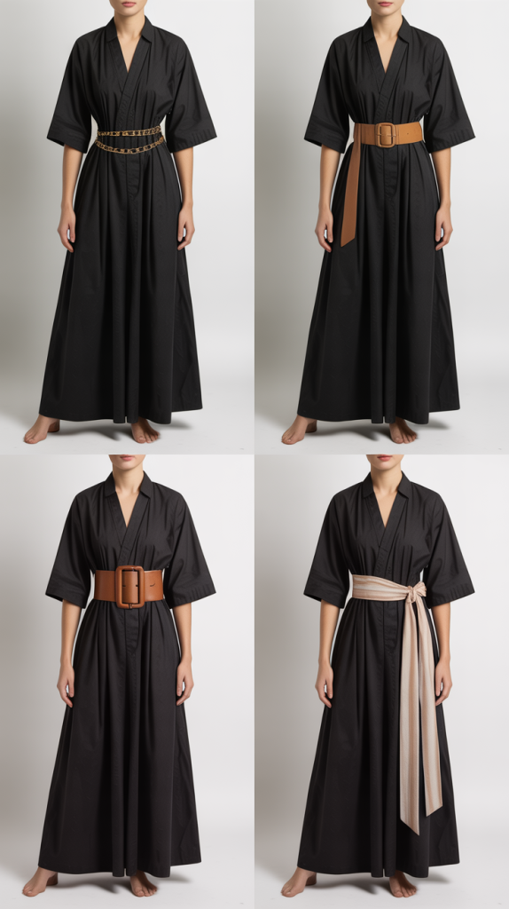 How to Accessorize Black Maxi Dress