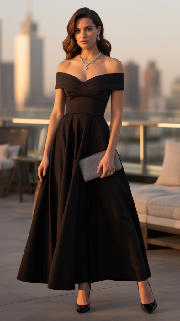 Black Dress Maxi Classy