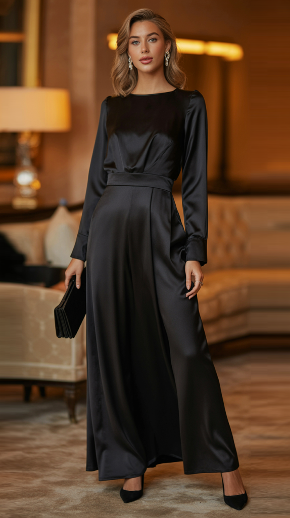 Elegant Black Maxi Dress