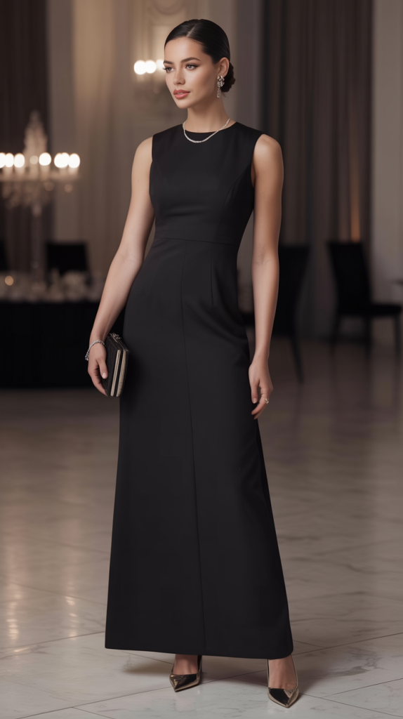 Elegant Black Maxi Dress