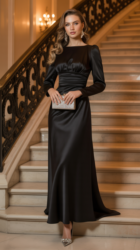 Modest Black Wedding Guest Looks