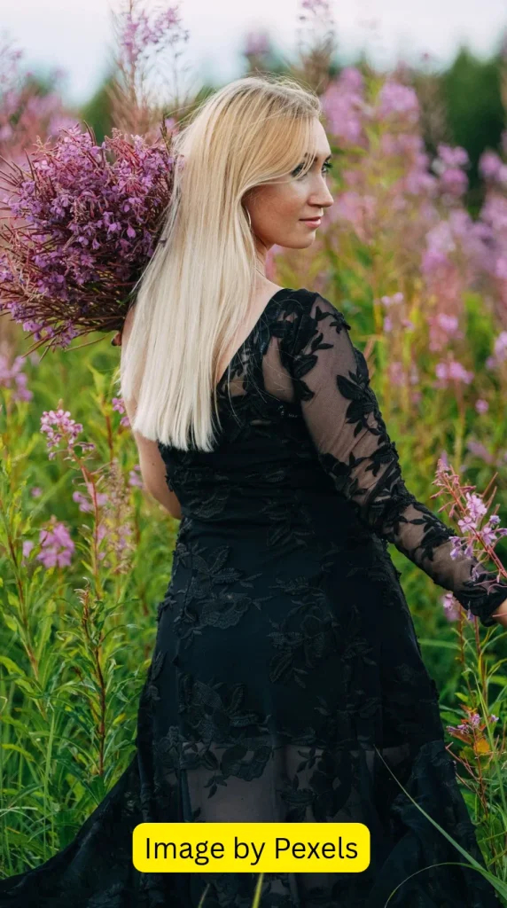 plus size black wedding guest dress