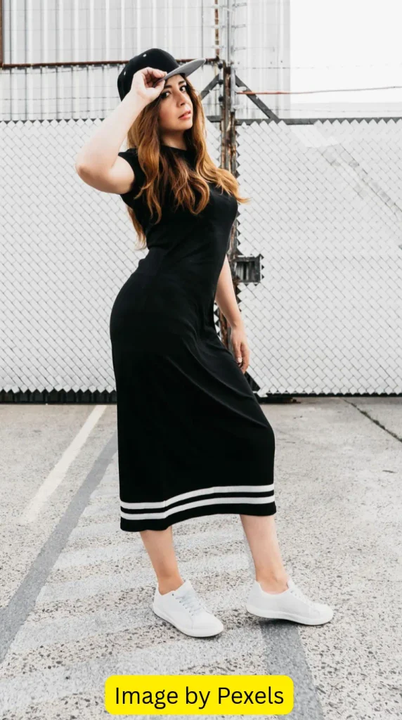 model off duty black maxi dress