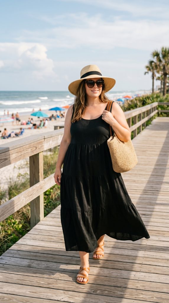 Summer Plus Size Maxi Dress Looks